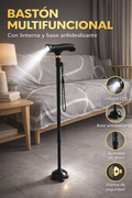 Bastón de Apoyo con Luz LED para Mayor Seguridad